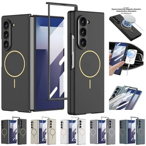 Custodia telefono antiurto sicura per Samsung Galaxy Z Fold 7 Mag con protezione schermo - Foto 1 di 12