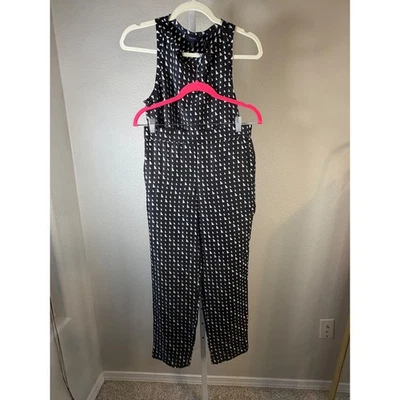 Conjunto de pantalones sin mangas con estampado geométrico de triángulo Theory de seda para mujer talla 0 Foto 1 de 4