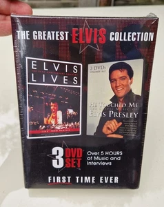 DIE GRÖSSTE ELVIS SAMMLUNG. Elvis Lives & He Touched Me 3 DVD Set Region All - Bild 1 von 4