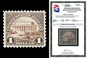 Lincoln Scott 571 1923 $1,00 como nuevo calificado XF 90 NH con certificado PSE - Imagen 1 de 1