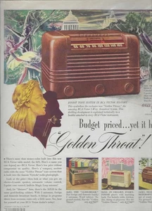 *RCA VICTOR RADIOS* Vintage *PRINT AD* Ex Cond *$25 PLASTIC TABLE MODELS* - Picture 1 of 2