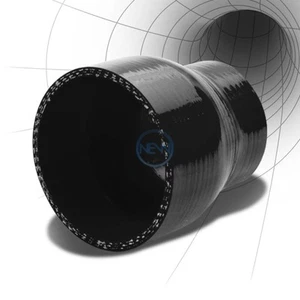 2.75"-3"STRAIGHT REDUCER SILICONE HOSE JOINER COUPLER INTAKE/TURBO PIPING BLACK - Picture 1 of 1
