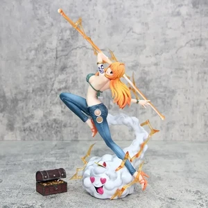 Statua 32 cm pezzo unico Nami serie risonanza GK modello anime giocattolo decorazione - Foto 1 di 4