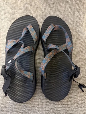 Chaco 男式 12 码 Tegu Woodstock 限量版几乎不穿 — 第 1/4 张图片