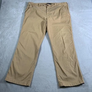 American Eagle Pants Mens 40x29 Khaki Original Boot Extreme Flex Casual Chino - Picture 1 of 13