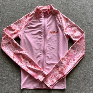 Rip Curl Girls Rash Guard UPF 50 Size 8 XS Long Sleeve Surf Swim Shirt Pink - Picture 1 of 8