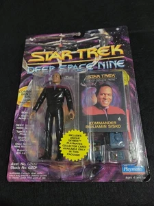 Star Trek Deep Space Nine Commander Benjamin Sisko Action Figure Playmates E2 - Picture 1 of 4