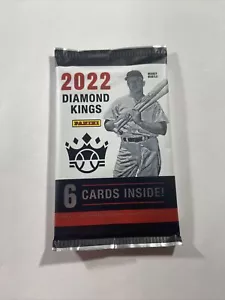 (1) Paquete de 6 cartas sellado de fábrica de béisbol Panini Diamond Kings 2022 - Imagen 1 de 2