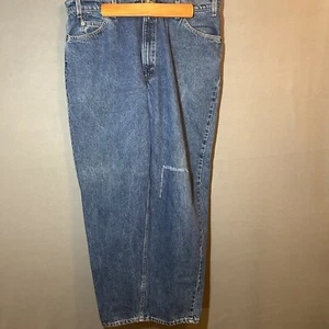 VINTAGE Levi's Adult 560 Loose Fit, Tapered Leg Jeans 38x32 Gold Tab 1997 Uni - Picture 1 of 13