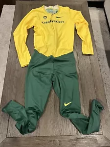 Men's Nike Pro Elite Oregon Ducks Track Unitard Speedsuit Skinsuit Full M - Picture 1 of 2