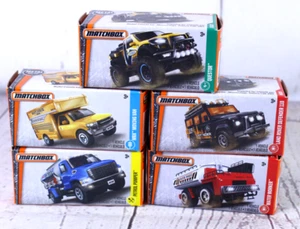 Matchbox Power Grabs Land Rover, Questor, Water Worker, Movin Van, Petrol Pumper - Picture 1 of 2