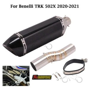 Sistema silenciador tubo de escape enlace medio Benelli TRK 502X 2020-2021 Slip para sistema de 470 mm - Imagen 1 de 11