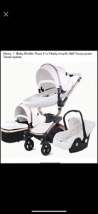 baby pram 3 in 1 travel system used - Picture 1 of 1