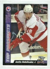 2008-09 AHL Top Prospects #7 Justin Abdelkader