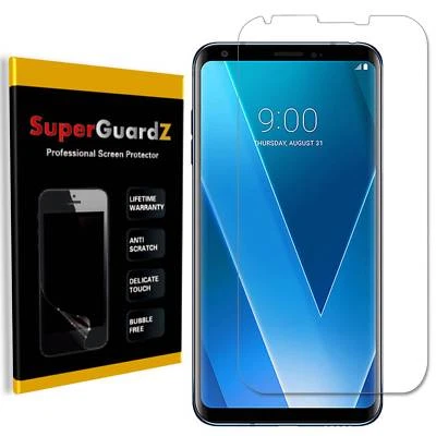 2X SuperGuardZ FULL COVER Screen Protector Guard Shield Saver For LG V30 - Image 1 of 4