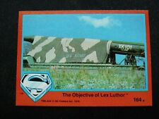 1978 Topps Superman Card # 164 The Objective of Lex Luthor (EX)