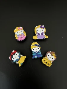 5 pcs Kitty Cartoon shoe charms for Croc Shoes Pin Cute Gift Shoe Decorations - Picture 1 of 4