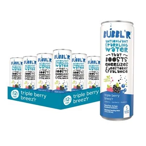 BUBBL R Triple Berry Antioxidante Agua con Gas Paquete de 12 Latas 12 Fl Oz - Imagen 1 de 6