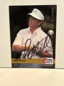 G62 Mike Hill #278 Pro Set PGA Golf Tour Autographed Signed Auto Card - Picture 1 of 5