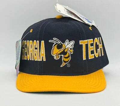 Georgia Tech Yellow Jackets Starter Vintage Wool Snapback Sports Hat Cap NWT - Image 1 of 4