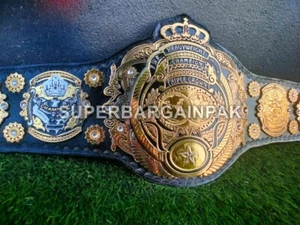 Cinturón de título de campeonato de lucha libre peso pesado triple corona enchapado de 4 mm de zinc - Imagen 1 de 6