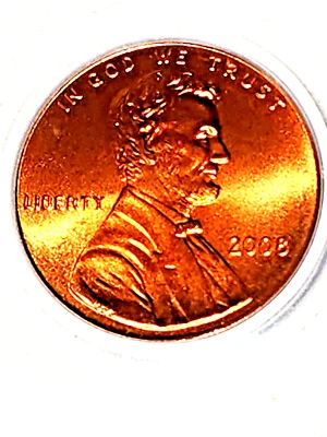 2008P Lincoln Cent PCGS MS69RD Lincoln Satin Finish Reddish! - Image 1 of 4