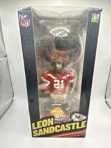 LEON SANDCASTLE Deion Sanders NFL Rookie KANSAS CITY CHIEFS Bobblehead 121/500 - Bild 1 von 15
