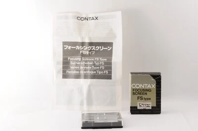 Contax Focusing Screen FS type S-1 Camera w/Manual Box From Japan - Image 1 of 4