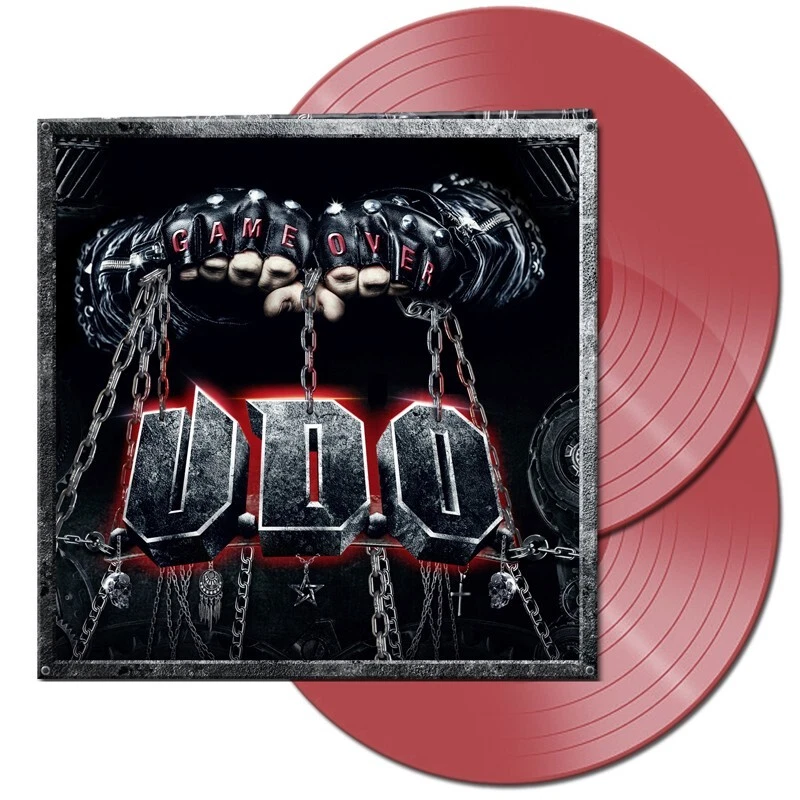 U.D.O. Game Over Vinyl 12" Coloured Vinyl, Sealed, Gatefold Clear Red 2-LP - Image 1 of 1