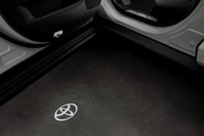 2024-2025 GRAND HIGHLANDER FRONT DOOR PUDDLE LAMPS WITH LOGO GENUINE TOYOTA - Image 1 of 4