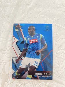 Finest UEFA Champions League 18/19 Blue Refractors Kalidou Koulibaly #38/150#