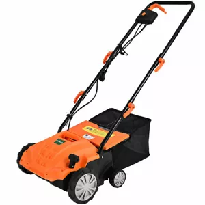 Scarificatore Elettrico 12Amp Cavo 13" Detacca Prato con Sacchetto Collezione 40L Arancione - Foto 1 di 12