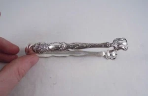 GORHAM H115 H86 SERIE H PINZAS DE AZÚCAR GRANDES PLATA ESTERLINA ART NOUVEAU - Imagen 1 de 5