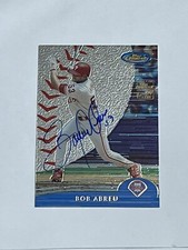 2022 Topps Finest Finest Originals Buyback Autographs BOB ABREU Auto 1/4