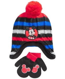 Berkshire Boys Mickey Mouse 2 PC Hat & Mittens Set - Picture 1 of 2