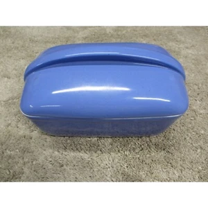 WESTINGHOUSE BLUE CERAMIC LOAF PAN REFRIGERATOR DISH WITH DEFECTS VINTAGE - Picture 1 of 12