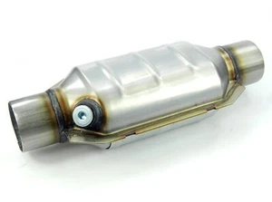 EDELSTAHL KATALYSATOR KAT RENNKAT SPORTKAT 400 ZELLEN 2,5" Ø 63mm L= 355mm, 82mm - Afbeelding 1 van 3