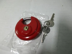  Defense2 Aufbewahrungsschloss Edelstahl Scheiben Vorhängeschloss 2-3/4" breiter Körper gehärtet - Bild 1 von 2