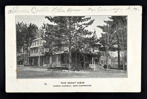 Cartolina antica The Moat View Cottage North Conway New Hampshire 1912 - Foto 1 di 3