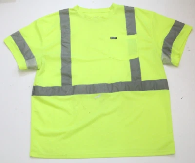 Camiseta Buffalo Exterior Amarillo Bolsillo 3XL Trabajo Manga Corta Reflectante 1-429 Foto 1 de 4