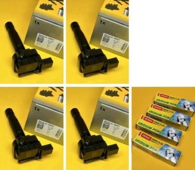 Bobinas de encendido + enchufes x 4 para MERCEDES BENZ C204 S204 W204 C250 1.8L T M271.860 Foto 1 de 4