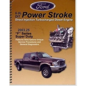 2003 Ford 6.0 L Power Stroke Diesel Engine Manual 101 pages Wiring Diagrams - Picture 1 of 5