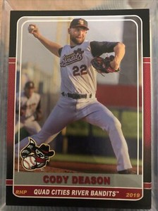 2019 Quad Cities River Bandits Cody Deason RC Rookie Astros Arizona Ojal CA
