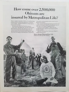 Aseguradoras de vida Metropolitan 1966 2500000 Ohioans anuncio de agricultor - Imagen 1 de 1