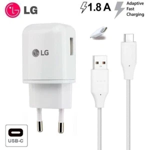 Original LG - Prise de Courant Chargeur Adaptateur Secteur + Cable Cordon USB-C - Photo 1 sur 33