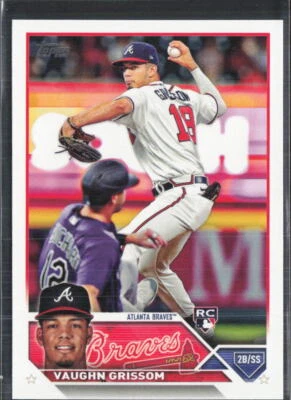 2023 Topps #275 Vaughn Grissom Rookie Atlanta Braves RC - Image 1 of 2