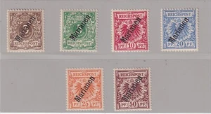 Col. Tedesche 1900: Marianne Soprastampati (Mi.N° 1/II-6II) s. cpl (Cat.58/818) - Imagen 1 de 1