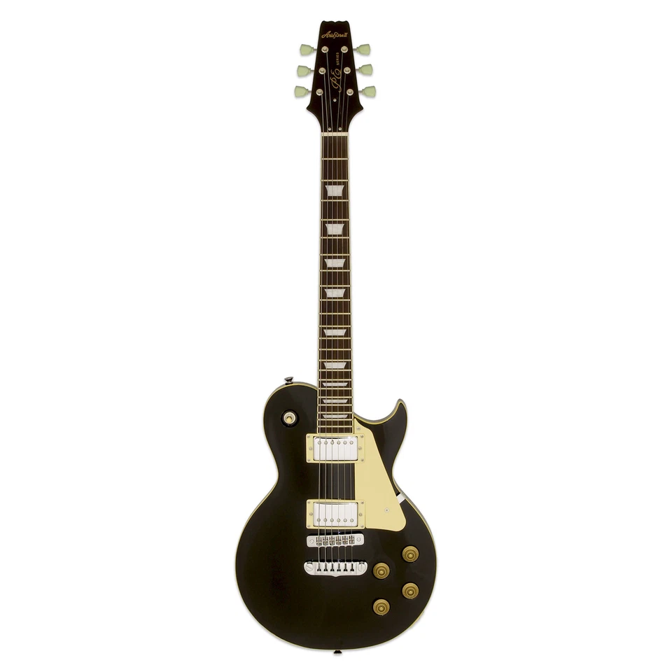 Aria Pro II Pe-350std Classic Standard Electric Guitar Carved Top - Black