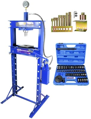 TERNA Hydraulisch Werkstattpresse 20T Schiebezylinder Montagescheiben Druckstück Satz