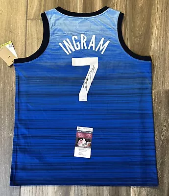 Brandon Ingram Signed Jersey USA FIBA World Cup Raptors NBA Proof JSA COA - Image 1 of 4